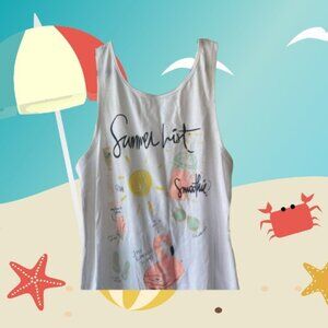 Zara Girls Collection Glitter Design Tank Top